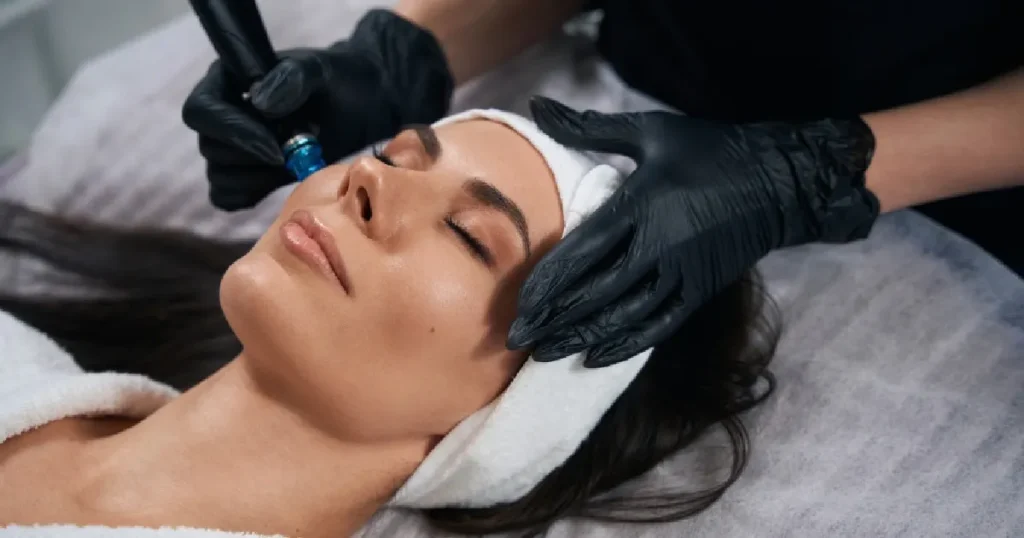 Women receiving HydraFacial® in charleston sc